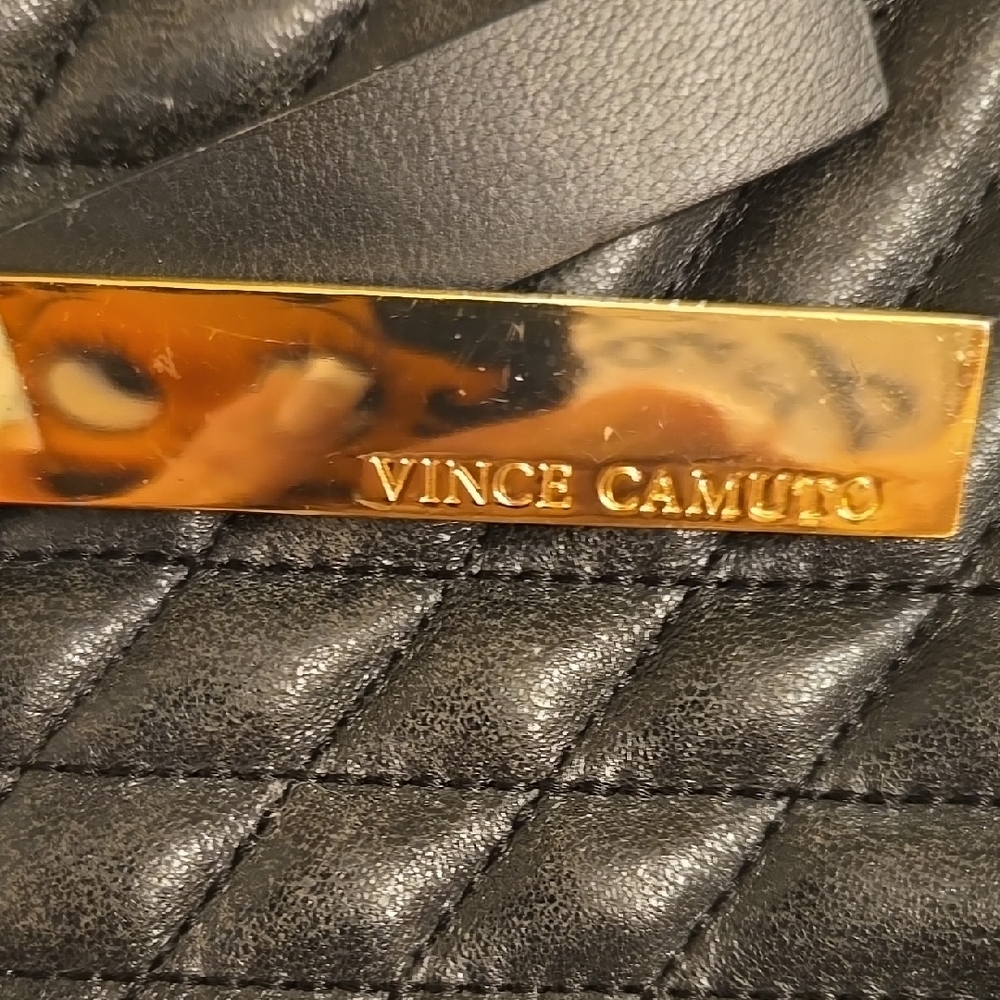 Vince Camuto Black Quilted Crossbody Bag - Picture 2 of 13